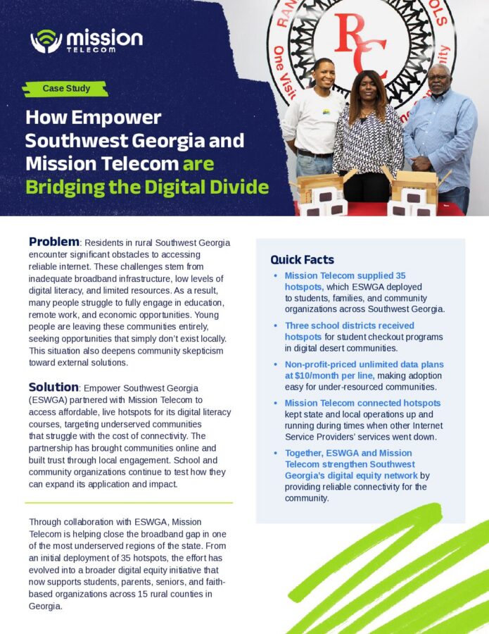 Empower Southwest Georgia connectivity case study cover